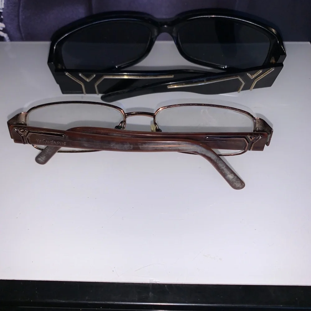 2for1 Vintage YSL‎ sunglasses and eyeglasses